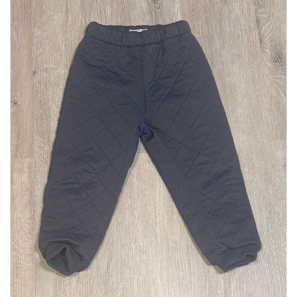 Wheat Kids Quilted Alex Thermo Pants Gray Danish Design Outdoor Trousers 2Y